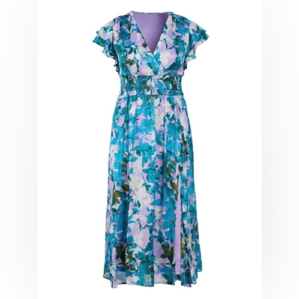 Taylor V-Neck Chiffon Dress